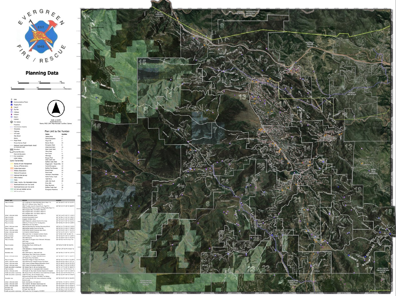 Evergreen Fire Ops Maps